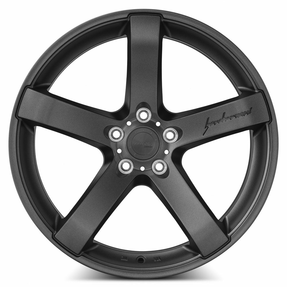 MRR VP5 Matte Gun Metal Graphite 19x9.5 +25 5x112mm 66.6mm