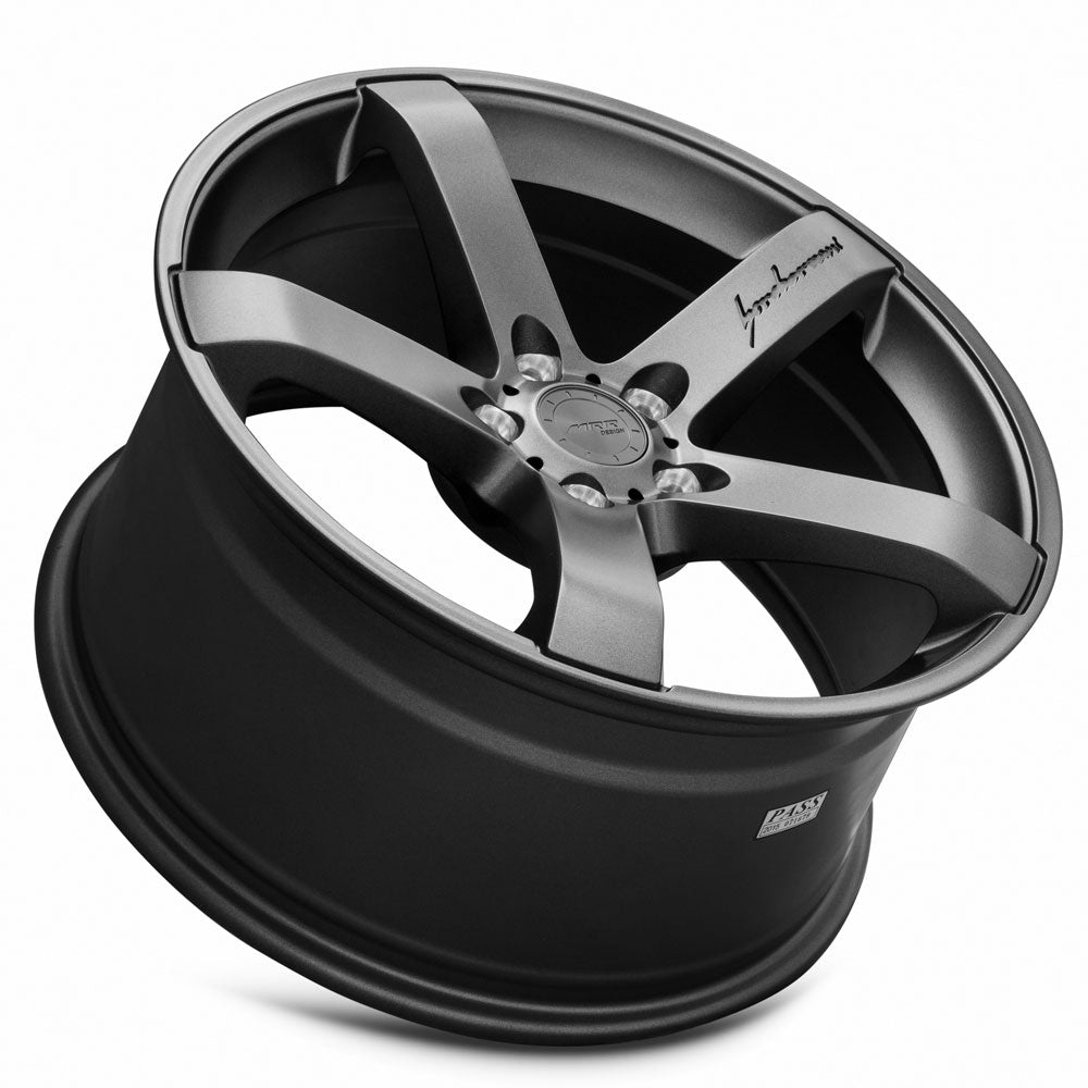 MRR VP5 Matte Gun Metal 19x9.5 +35 5x112mm 66.6mm