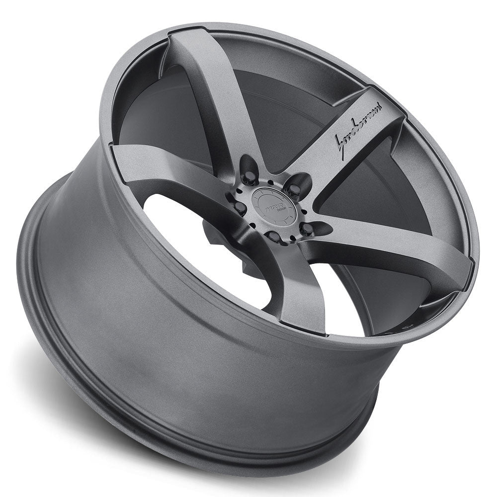 MRR VP5 Matte Gun Metal 20x10.5 +45 5x112mm 66.6mm - Wheelwiz