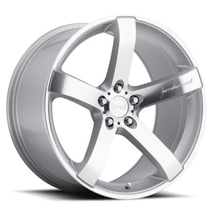 MRR VP5 Silver Machine Face 20x10.5 +20 5x115mm 73.1mm - WheelWiz