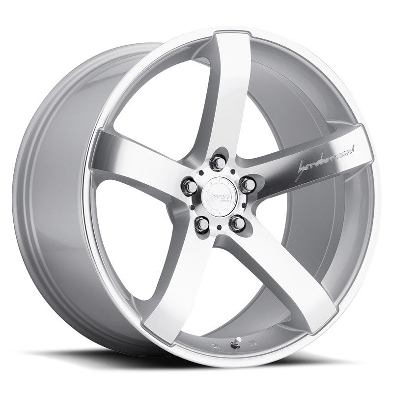MRR VP5 Silver Machined Face 20x10.5 +40 5x108mm 73.1mm - Wheelwiz
