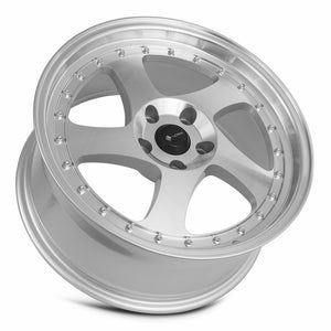 Vors VR2 Silver Machined Face 18x8 +35 5x110mm 73.1mm - Wheelwiz