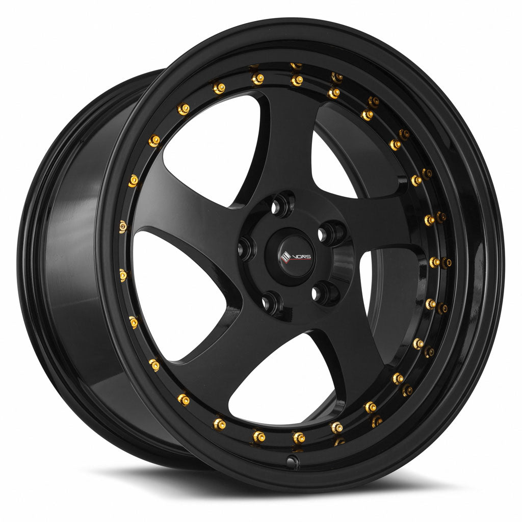 Vors VR2 Gloss Black 18x9 +35 5x112mm 73.1mm - Wheelwiz