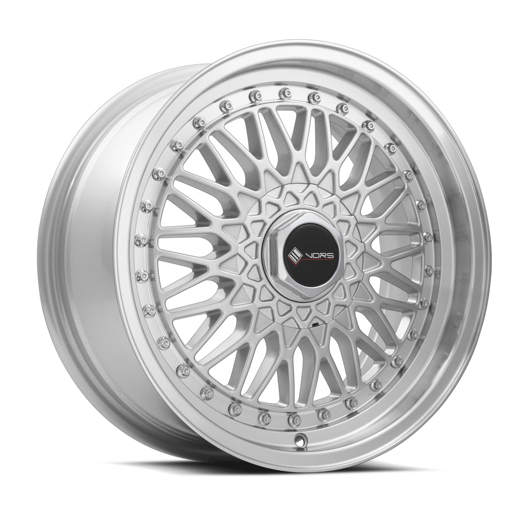Vors VR3 Silver Machined Face 16x8 +30 4x98mm 73.1mm - Wheelwiz