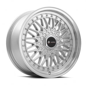 Vors VR3 Silver Machined Face 16x8 +30 4x98mm 73.1mm - Wheelwiz