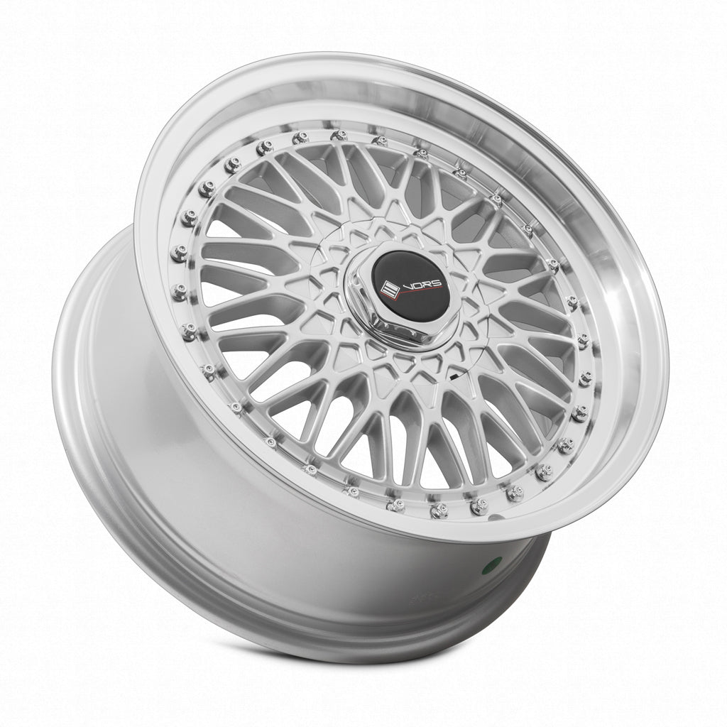 Vors VR3 Silver Machined Face 16x8 +30 4x100|4x114.3mm 73.1mm - Wheelwiz