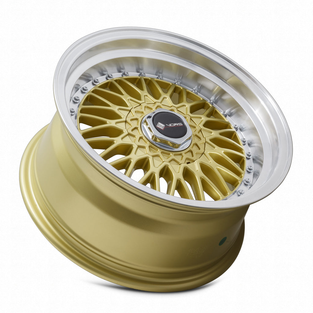 Vors VR3 Gold Machined Lip 16x8 +20 4x98mm 73.1mm - Wheelwiz