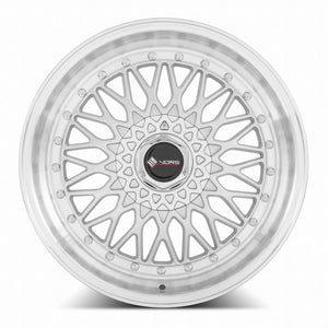 Vors VR3 Silver Machined Face 17x8 +33 4x108mm 73.1mm - Wheelwiz