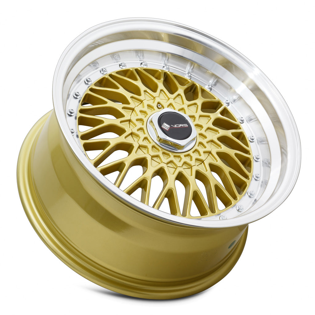 Vors VR3 Gold Machined Lip 17x8.5 +30 5x115mm 73.1mm - Wheelwiz