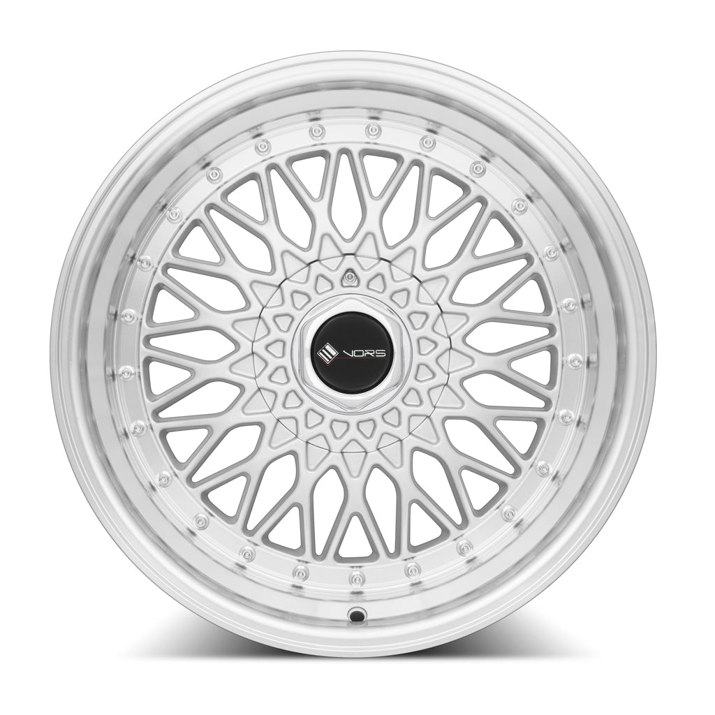 Vors VR3 Silver Machined Face 17x8.5 +30 5x108mm 73.1mm - Wheelwiz