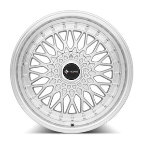 Vors VR3 Silver Machined Face 17x8.5 +30 5x115mm 73.1mm - Wheelwiz