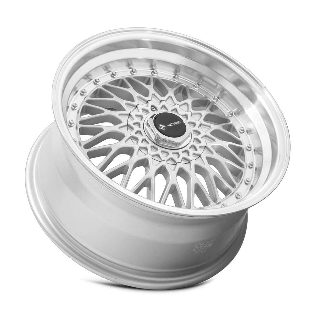 Vors VR3 Silver Machined Face 17x8.5 +30 5x110mm 73.1mm - Wheelwiz