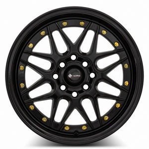 Vors VR7 Gloss Black 15x7 +35 4x108mm 73.1mm - Wheelwiz