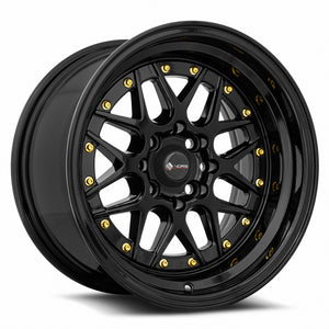 Vors VR7 All Black Gold Rivet 15x8 0 4x98mm 73.1mm