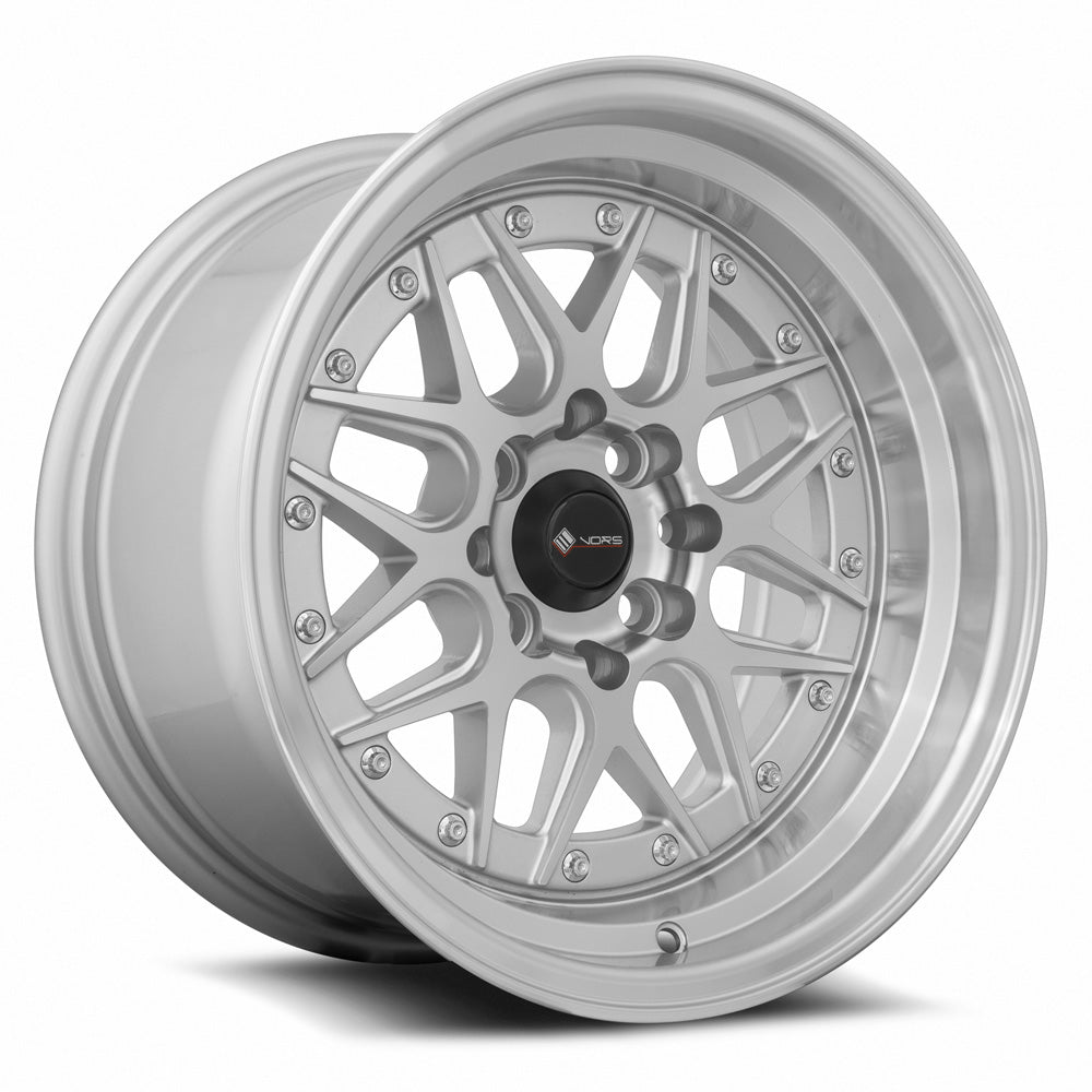 Vors VR7 Silver Machined Face 15x8 0 4x108mm 73.1mm - Wheelwiz
