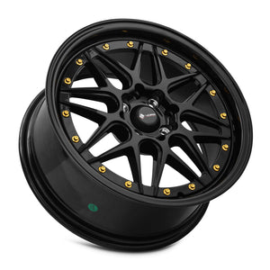 Vors VR7 Gloss Black 16x7 +38 4x108mm 73.1mm - Wheelwiz