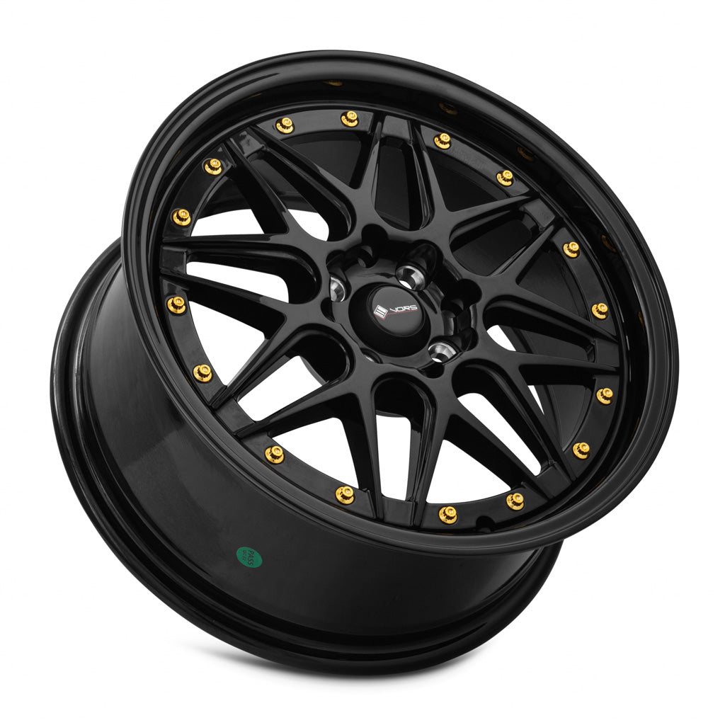 Vors VR7 Gloss Black 16x7 +38 4x98mm 73.1mm - Wheelwiz