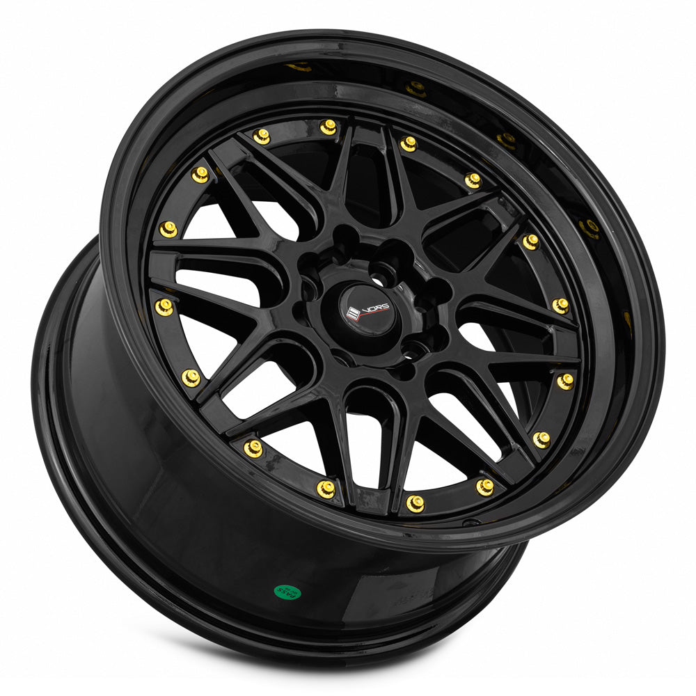 Vors VR7 Gloss Black 16x8 +20 4x100|4x114.3mm 73.1mm - Wheelwiz