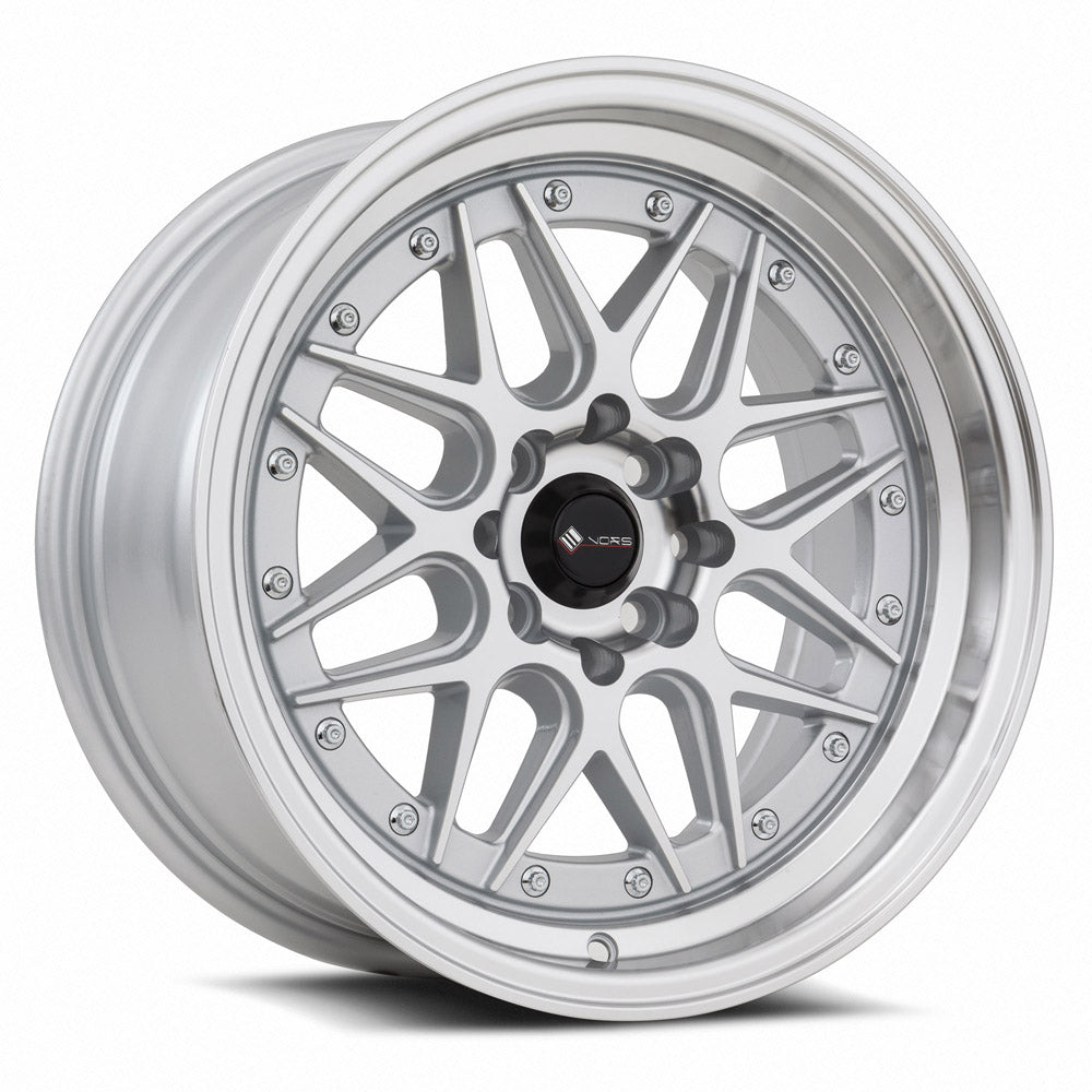 Vors VR7 Silver Machined Face 16x8 +20 4x108mm 73.1mm - Wheelwiz