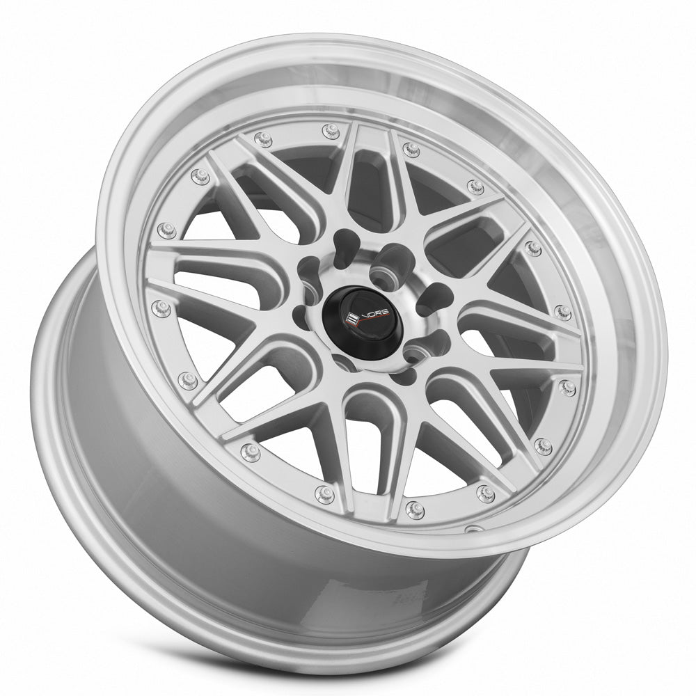 Vors VR7 Silver Machined Face 16x8 +20 4x100|4x114.3mm 73.1mm - Wheelwiz