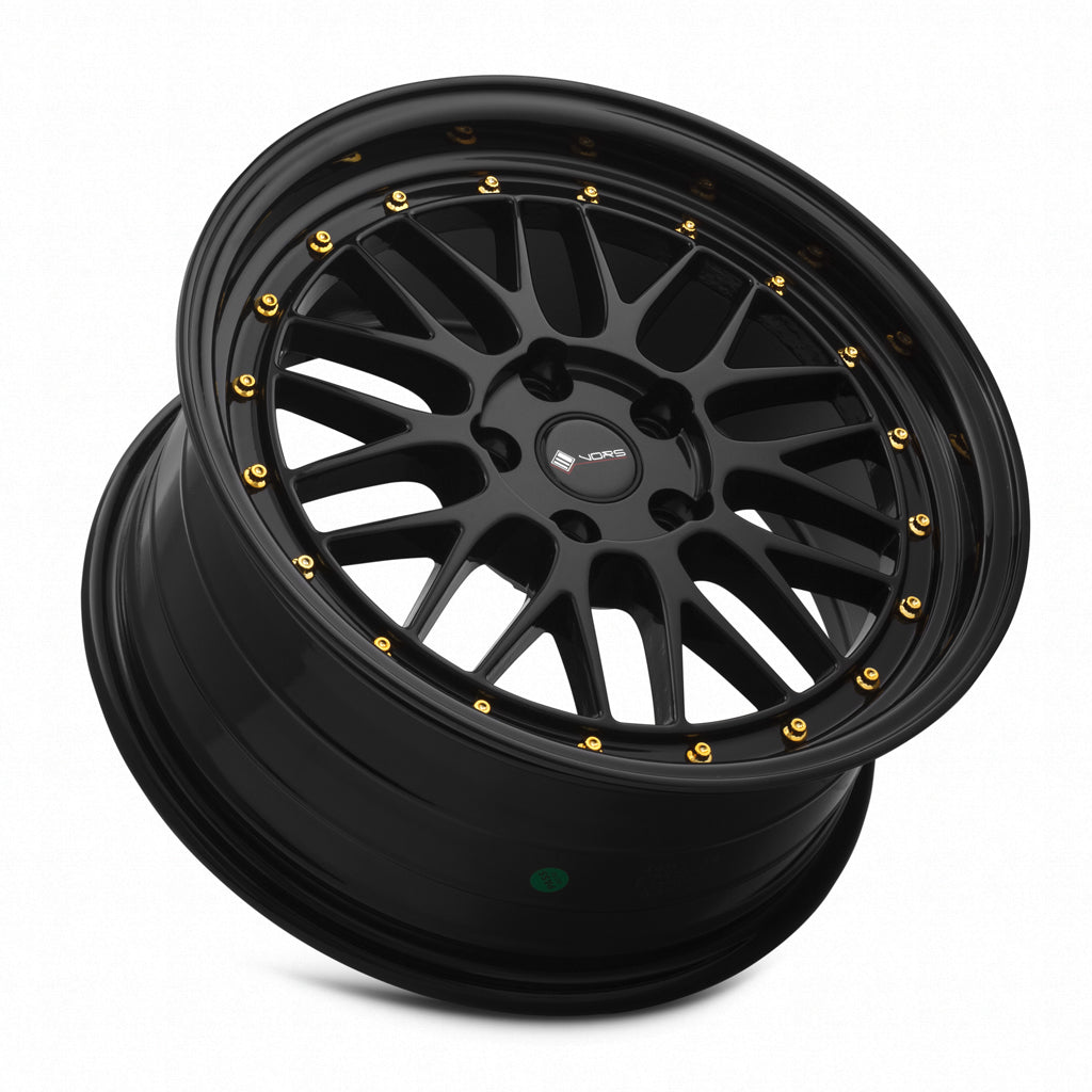 Vors VR8 Gloss Black 17x8 +35 5x114.3mm 73.1mm - Wheelwiz