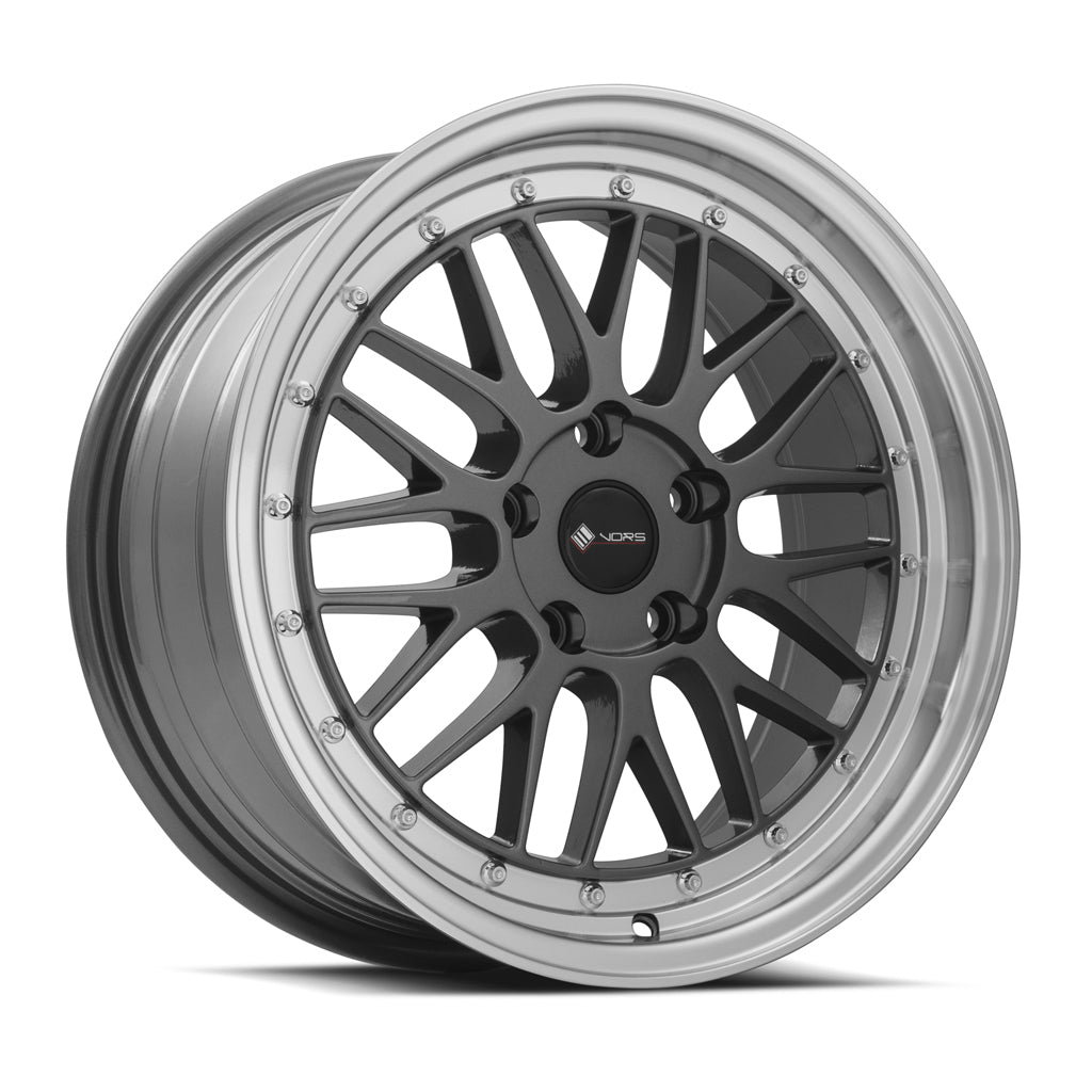 Vors VR8 Hyper Black Machined Lip 17x8 +35 5x114.3mm 73.1mm - Wheelwiz