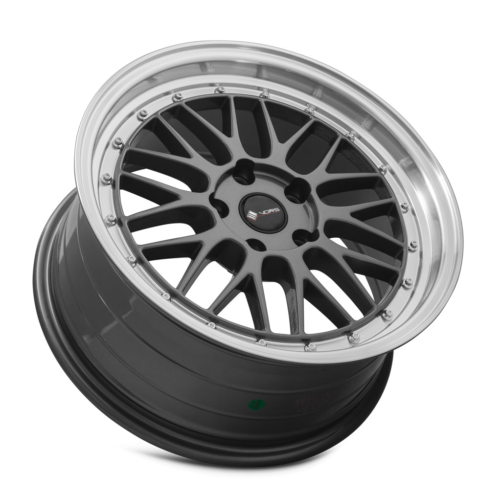 Vors VR8 Hyper Black Machined Lip 17x8 +35 5x110mm 73.1mm - Wheelwiz