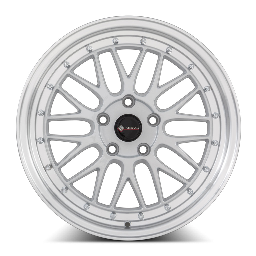 Vors VR8 Silver Machined Lip 17x8 +35 5x120mm 73.1mm - Wheelwiz