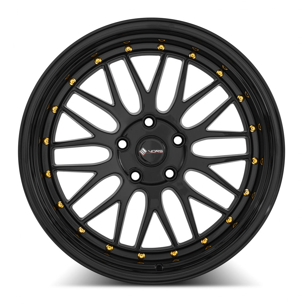 Vors VR8 Gloss Black 18x9 +35 4x108mm 73.1mm - Wheelwiz