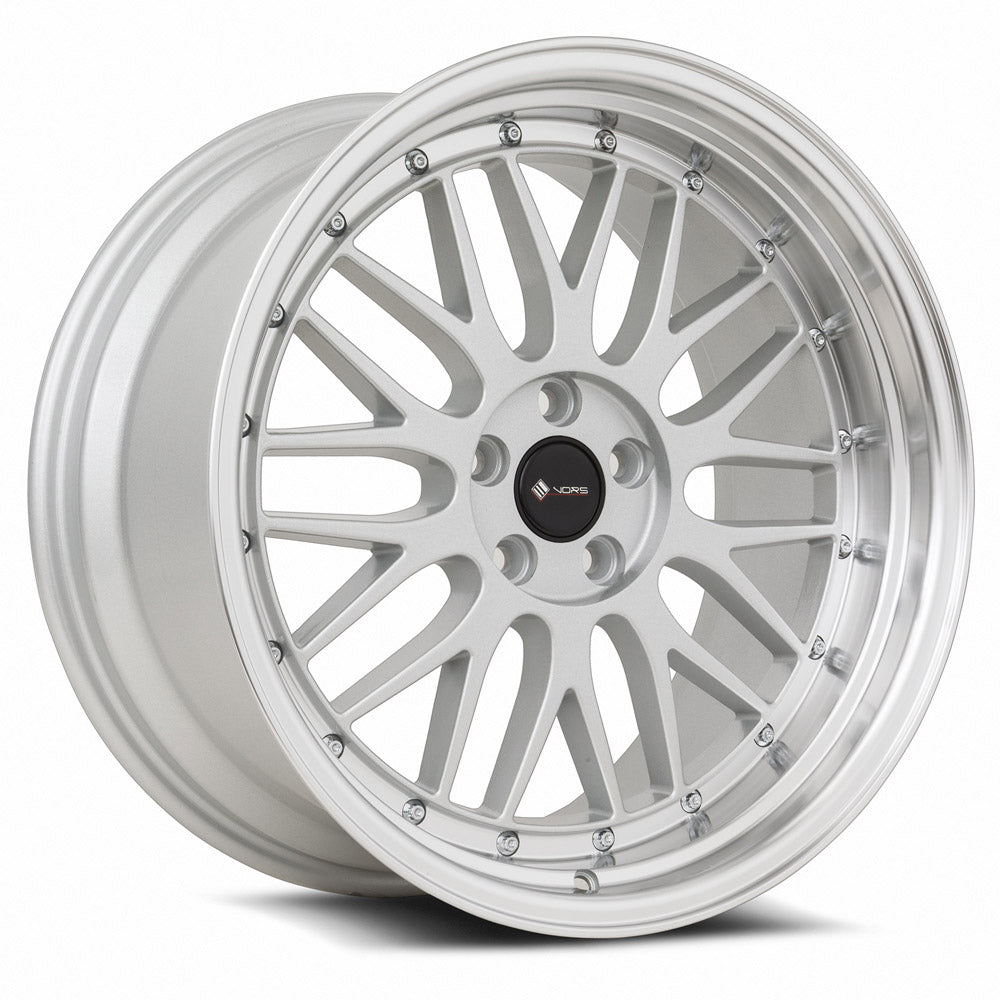Vors VR8 Silver Machined Lip 18x9 +35 4x108mm 73.1mm - Wheelwiz
