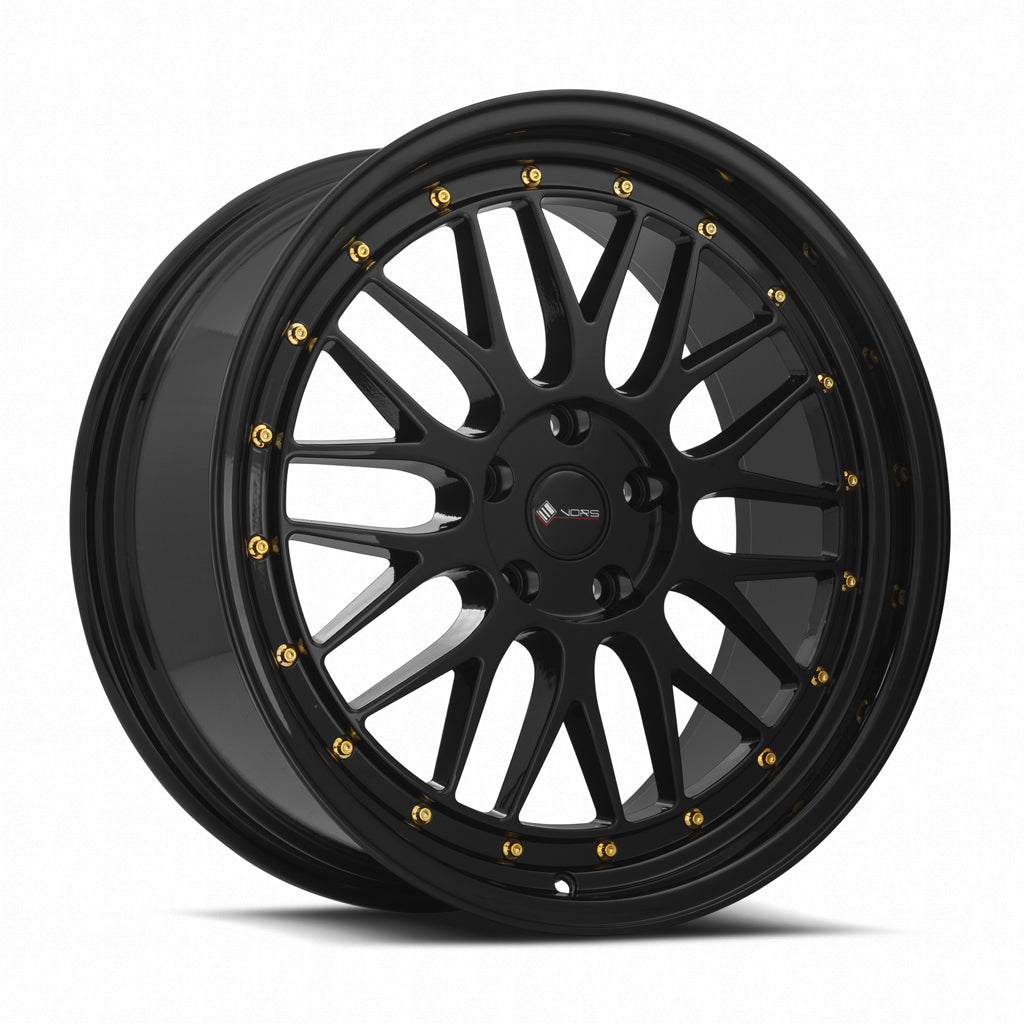 Vors VR8 Gloss Black 19x8.5 +35 5x108mm 73.1mm - Wheelwiz