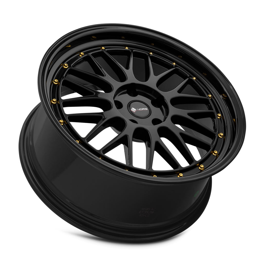 Vors VR8 Gloss Black 17x8 +35 4x108mm 73.1mm