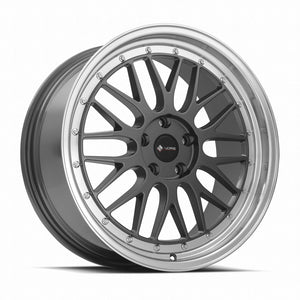 Vors VR8 Hyper Black Machined Lip 19x8.5 +35 5x115mm 73.1mm - Wheelwiz