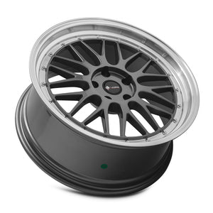 Vors VR8 Hyper Black Machined Lip 18x8 +35 4x114.3mm 73.1mm - Wheelwiz