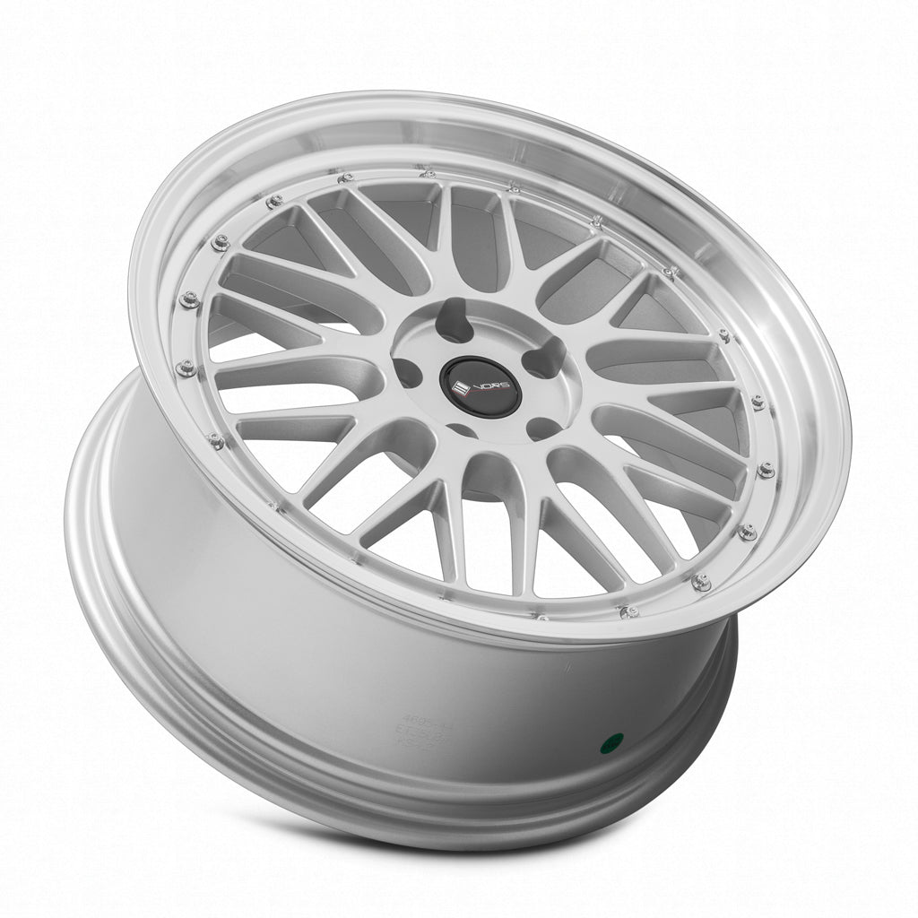 Vors VR8 Silver Machined Lip 17x8 +35 4x114.3mm 73.1mm