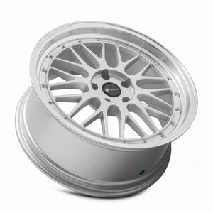 Vors VR8 Silver Machined Lip 18x8 +35 4x108mm 73.1mm - Wheelwiz