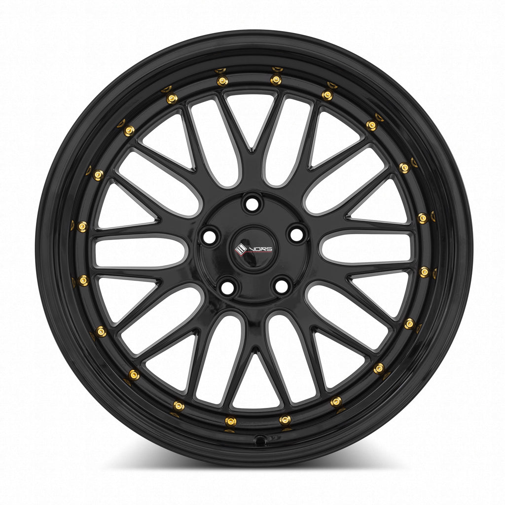Vors VR8 Gloss Black 19x9.5 +35 5x112mm 73.1mm - Wheelwiz