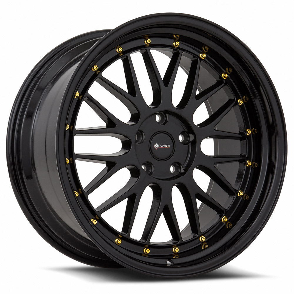Vors VR8 Gloss Black 19x9.5 +22 5x110mm 73.1mm - Wheelwiz
