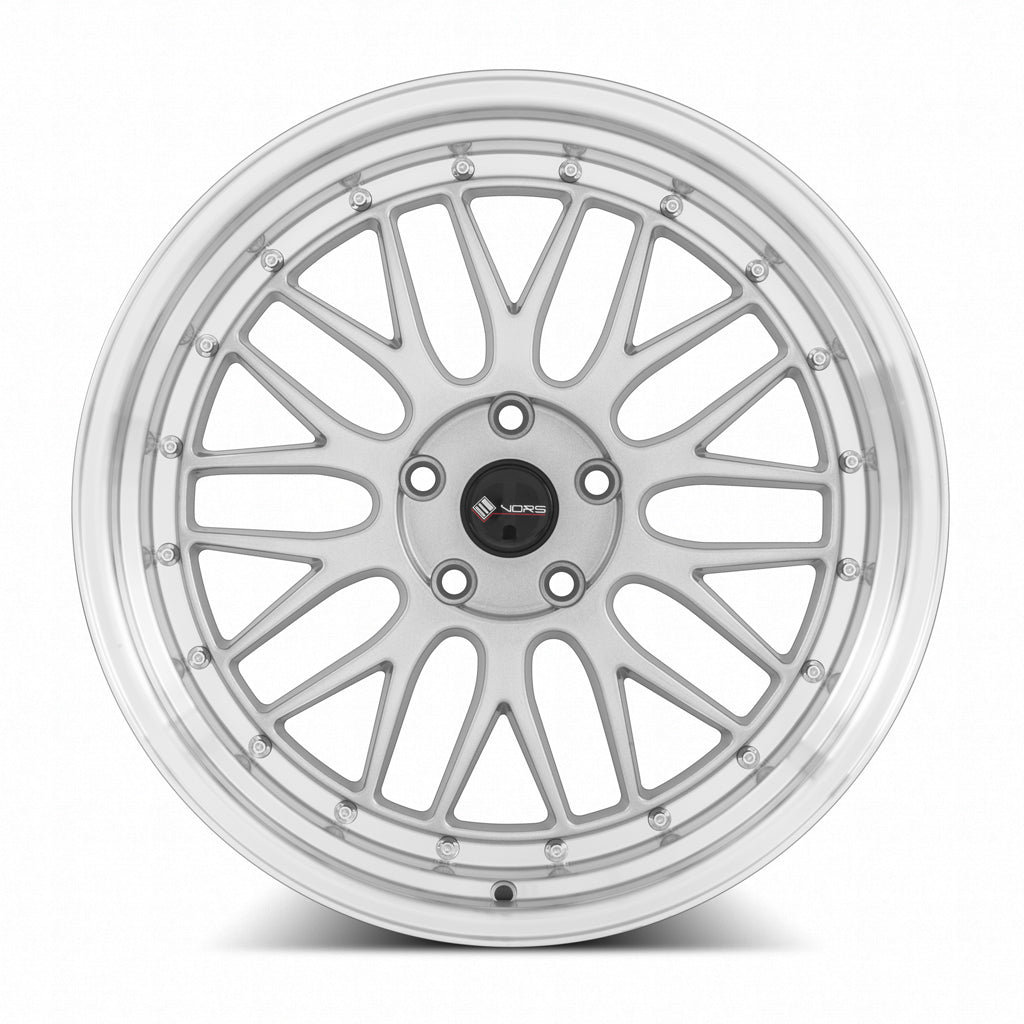 Vors VR8 Silver Machined Lip 18x9 +20 5x114.3mm 73.1mm - Wheelwiz