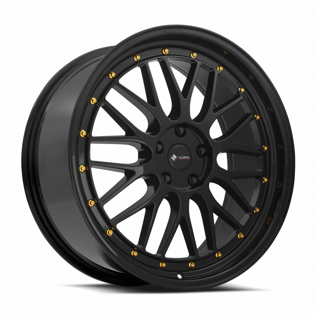 Vors VR8 Gloss Black 20x8.5 +35 5x108mm 73.1mm - Wheelwiz