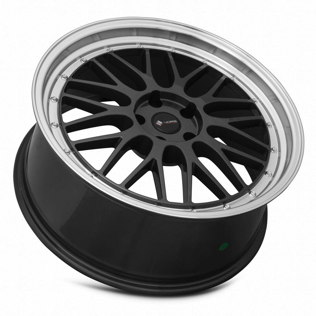 Vors VR8 Hyper Black Machined Lip 20x8.5 +35 5x120mm 73.1mm - Wheelwiz