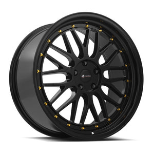 Vors VR8 Gloss Black 20x9.5 +35 5x114.3mm 73.1mm - Wheelwiz