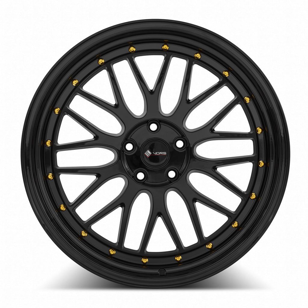 Vors VR8 Gloss Black 20x9.5 +35 5x112mm 73.1mm - Wheelwiz