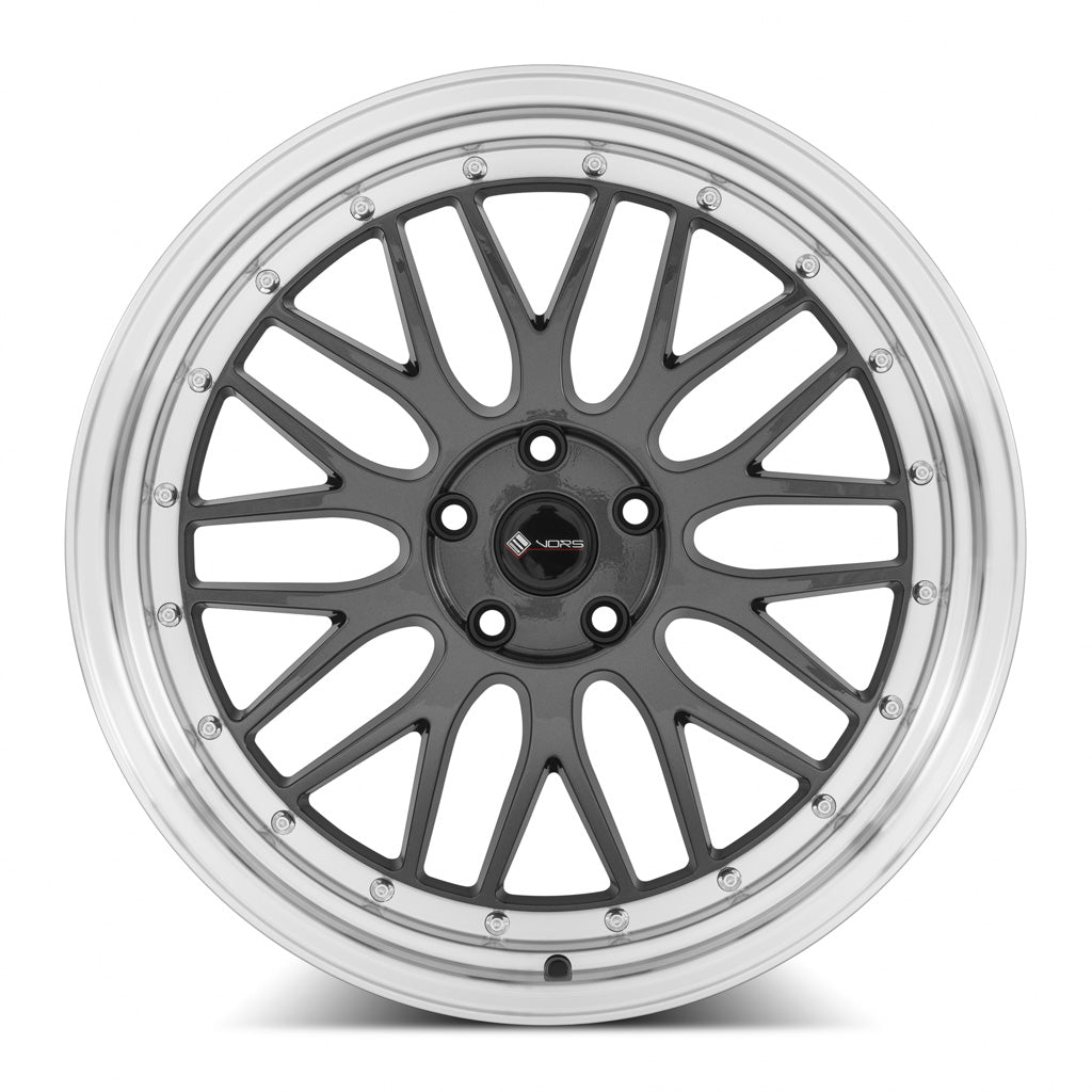 Vors VR8 Hyper Black Machined Lip 20x9.5 +35 5x115mm 73.1mm - Wheelwiz