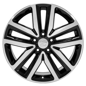 OE Wheels Replica VW27 Black Machined 18x7.5 +51 5x112mm 57.1mm