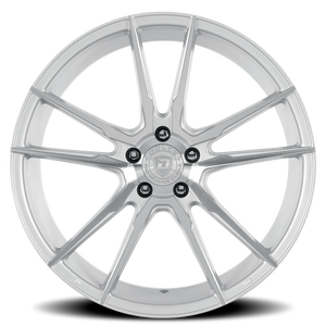 Dolce Performance Vain Gloss Silver W/ Machined Face 20x8.5 +28 5x120mm 72.56mm