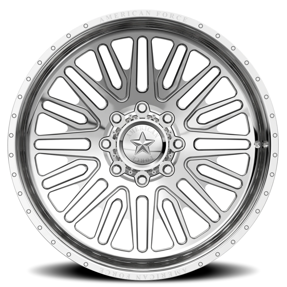 American Force CKH30 Vantage CC Polished 24x12 -55 5x114.3mm 71.5mm - Wheelwiz
