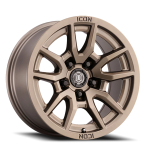 Icon Alloys Vector 5 Bronze 17x8.5 +25 5x150mm 110.1mm