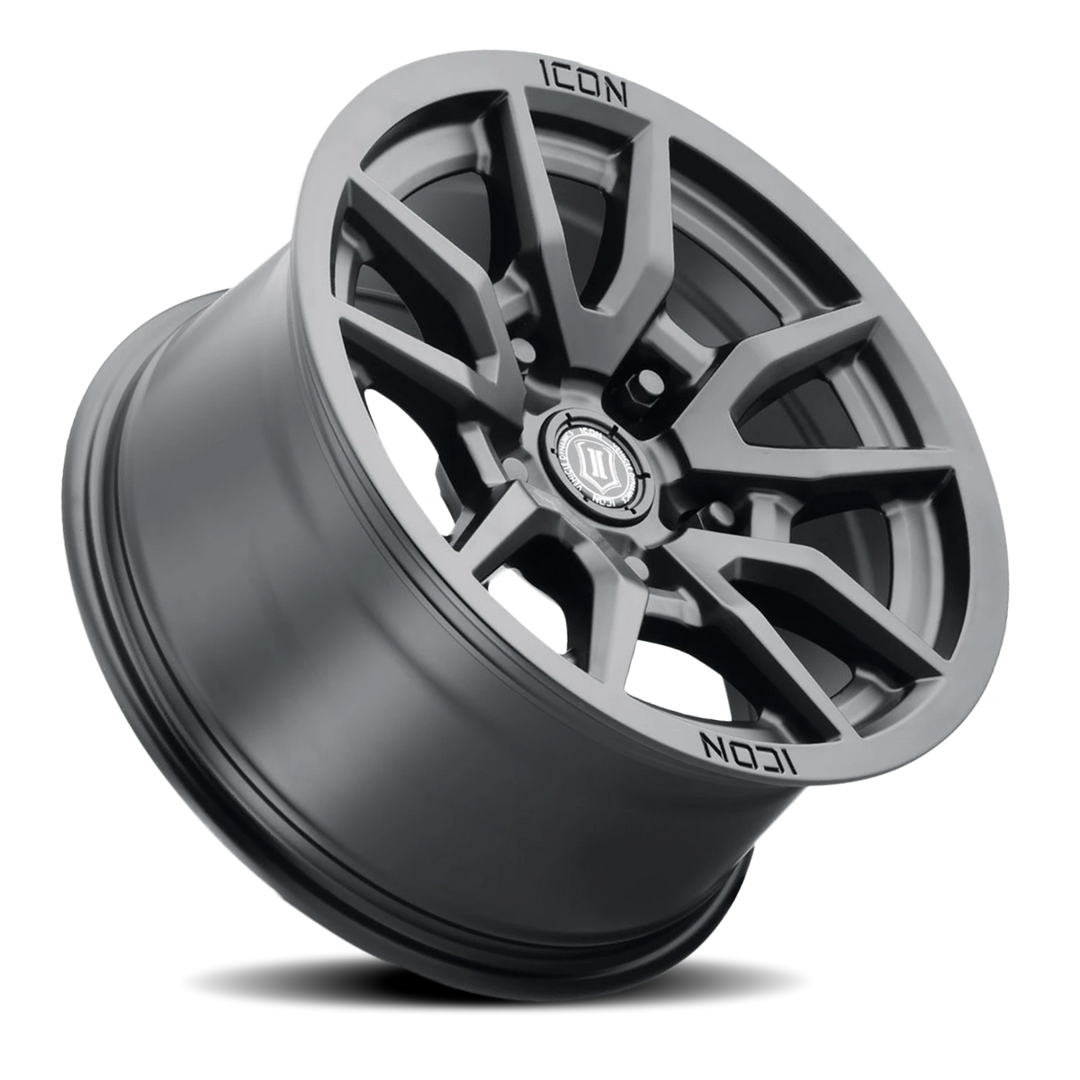 Icon Alloys Vector 5 Satin Black 17x8.5 +25 5x150mm 110.1mm