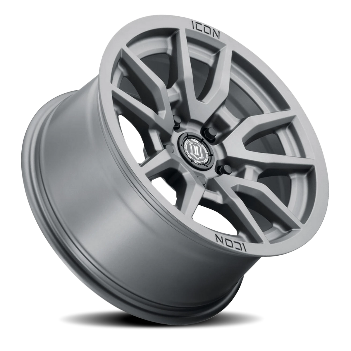 Icon Alloys Vector 5 Titanium 17x8.5 +25 5x150mm 110.1mm